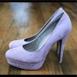 5/$30 LC pink suede pumps OWO